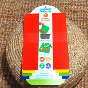 Gourmet Club 4 pack cutting boards
